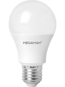 Megaman Λάμπα LED Κλασική E27 A60 10W 810lm 6500K 0-9010 Ψυχρό Λευκό - Συσκευασία 10τμχ