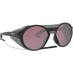 Oakley OO9440 01 Ανδρικά Γυαλιά Ηλίου Στρογγυλά Κοκάλινα Μαύρα με Μωβ Καθρέπτη Φακό