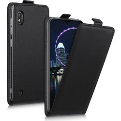KW Vertical Flip Silicone Black (Galaxy A10)
