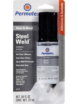 Permatex 84109 Steel Weld Εποξικη κόλλα μετάλλων και στόκος 2 συστατικών