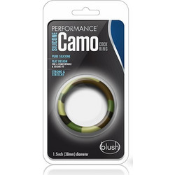 Blush Performance Silicone Camo Cock Ring Camouflage Ελαστικό Δαχτυλίδι Πέους Σιλικόνης Καφέ Πράσινο