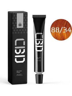 Cbd 3D Professional Hair Color 88/34 Έντονο Χάλκινο Ανοιχτό Ξανθό Μόνιμη Βαφή Μαλλιών 90ml