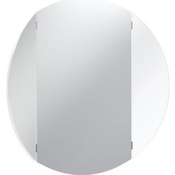 90079 ΚΑΘΡΕΠΤΗΣ SIMPLE ROUND-ΛΕΥΚΟ (80.00Χ2.00Χ80.00)