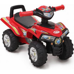 Cangaroo Moni ATV Περπατούρα Ride On Αυτοκινητάκι 12m+ Κόκκινη 551