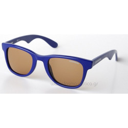 Carrera 6000 2D2/N0 Ανδρικά Γυαλιά Ηλίου Τετράγωνα Κοκάλινα Μπλε με Καφέ Polarized Φακό