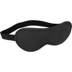 FETISH SUBMISSIVE MASK VEGAN LEATHER II BLACK