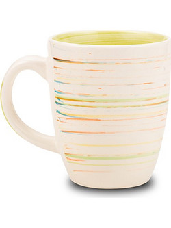 Κούπα stoneware Lines green 350ml