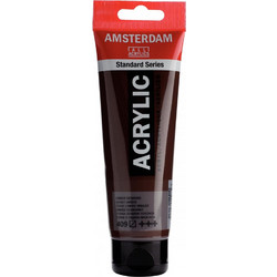 Royal Talens Amsterdam 409 Burnt Umber Ακρυλικό Χρώμα Ζωγραφικής 120ml