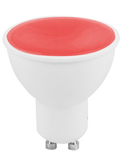 Λαμπτήρας LED GU10 6W ΚΟΚΚΙΝΟ LIGHTEX 5907563635422