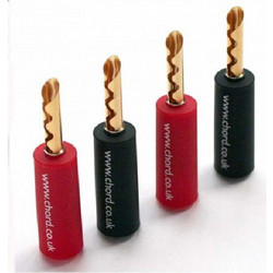 CHORD SCREW TYPE BANANA PLUG SET 4 ΤΕΜΑΧΙΩΝ