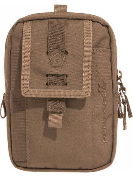 Pentagon Axon Pouch Ανδρική Τσάντα Ώμου / Χιαστί Καφέ K17073-03