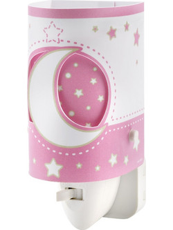 MOONLIGHT PINK πρίζας νυκτός LED 0,3W (συμπεριλαμβάνεται) 8420406800691