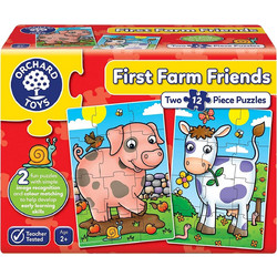 Παιδικό Puzzle Orchard Toys First Farm Friends 12 Κομμάτια