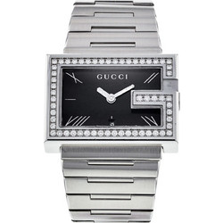 Gucci Γυναικείο Ρολόι με Ασημί Μεταλλικό Μπρασελέ YA100505-1