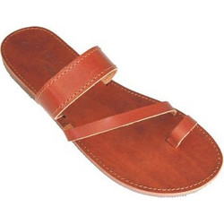 Δερμάτινα Σανδάλια Κούρος Model 11 Καφέ Boho Style