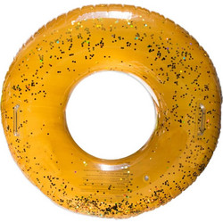 BlueWave Σωσίβιο Κουλούρα Με Λαβές Glitter O90cm (Περιέχει Glitter) (51889) Χρυσό