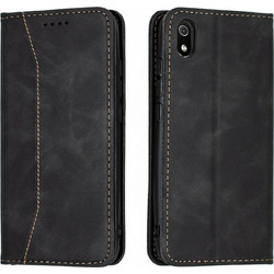 Bodycell Pu Leather Book Case Black (Xiaomi Redmi 7A)