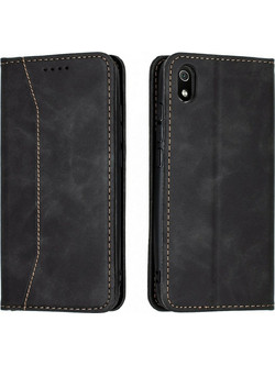 Bodycell Pu Leather Book Case Black (Xiaomi Redmi 7A)