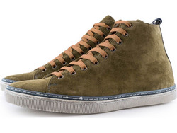 Northway Ανδρικά Μποτάκια Suede Χακί 900