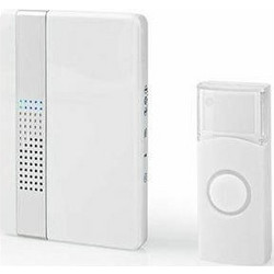 Ασύρματο σετ κουδουνιού Nedis (DOORB223CWT) 80dB - Λευκό NEDIS DOORB223CWT
