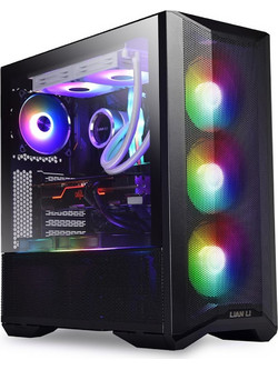 Lian Li Lancool II Mesh Black Gaming Midi Tower Κουτί Υπολογιστή RGB με Πλαϊνό Παράθυρο