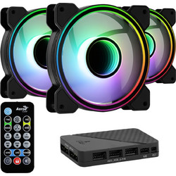 Aerocool Mirage 12 Pro Case Fan 120mm ARGB με Σύνδεση 6-Pin 3τμχ