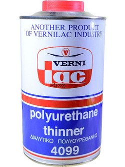 Vernilac Polyurethane Thinner 4099 Διαλυτικό Πολυουρεθάνης 0.75lt