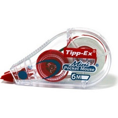 Bic Διορθωτικο Tipp-Ex Mini Pocket Mouse Χρωματιστο (926397)