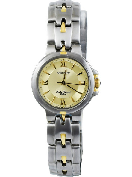 Orient Vintage Γυναικείο Ρολόι με Ασημί Μεταλλικό Μπρασελέ DB333WK