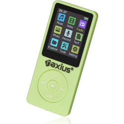 Naxius MP-10 MP4 Player 64GB με Οθόνη 1.8" με Ραδιόφωνο Πράσινο