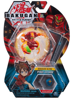 Spin Master Bakugan Battle Planet Bakugan Ultra Pyrus Vicerox Ball Pack Φιγούρα Δράσης για 6+ Ετών