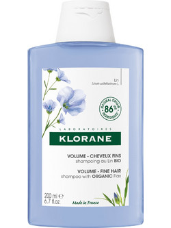 Klorane Linum Σαμπουάν για Όγκο για Λεπτά Μαλλιά 200ml