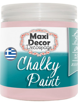 Maxi Decor Chalky Paint Χρώμα Κιμωλίας 507 Ροζ 750ml