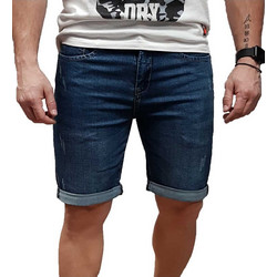 Basehit Ανδρική Βερμούδα Τζιν Navy Μπλε 211.BM45.98