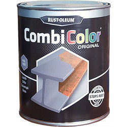 Rust-Oleum CombiColor Αντισκουριακό Μετάλλου 7300 Ral7001 Γκρι 0.75lt
