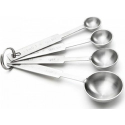 Μεζούρες κουταλάκια INOX 1ml/2,5ml/5ml/15ml