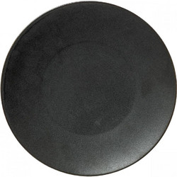 Cryspo Trio Πιάτο Ρηχό Πορσελάνης Nero Mat 27cm