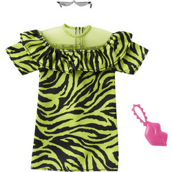 Mattel Barbie Fashion Βραδινά Σύνολα Πράσινο Φόρεμα με Αξεσουάρ