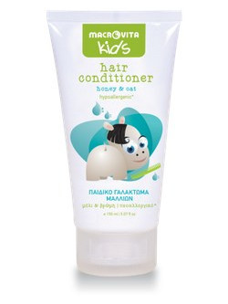 Macrovita Kids Μέλι & Βρώμη Παιδικό Φυτικό Conditioner για Επανόρθωση 150ml