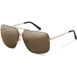 Porsche Design 8928 B Ανδρικά Γυαλιά Ηλίου Τετράγωνα Μεταλλικά Χρυσά με Καφέ Polarized Φακό