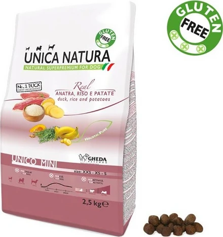 Unica Natura Unico Mini Duck Rice & Potatoes 2.5kg | BestPrice.gr