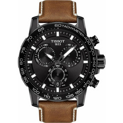 Tissot Supersport Chrono Ανδρικό Ρολόι Χρονογράφος με Καφέ Δερμάτινο Λουράκι T125.617.36.051.01