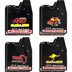 DAKAR Λασπωτήρες SUV 48x36 cm Μαύροι Ζευγάρι - SUV ΜΑΥΡΟ