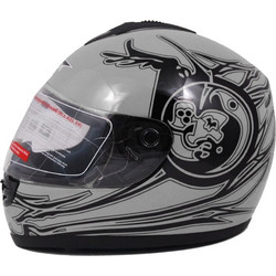 Autoline V190 Grey / Black Κράνος Μηχανής Full Face 1450gr