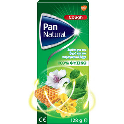 GSK Pan Natural Φυτικό Σιρόπι για Ξηρό & Παραγωγικό Βήχα 128gr