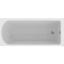 Hotline 160x70 cm Ακρυλική Ορθογώνια μπανιέρα Ideal standard