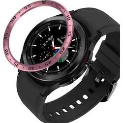 Προστατευτικός δαχτύλιος για το Samsung Galaxy Watch 4 Classic 42mm - Rose Pink/Black