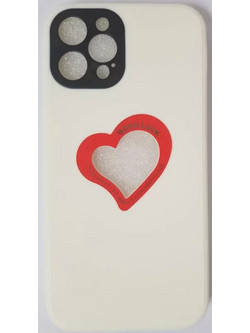 Soft Case Gel TPU Cover 2.0mm Good Luck Καρδιά Για Apple iPhone 11 Pro Max Άσπρο