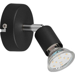 Φωτιστικό Οροφής - Σποτ Paris R80911032 1xGU10 35W Φ8cm 11cm Black Mat RL Lighting Μέταλλο