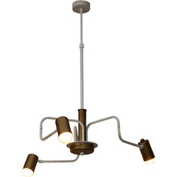 Home Lighting Hannah Κρεμαστό Φωτιστικό Οροφής Τρίφωτο G9 Μαύρο Hl-3522-3 77-3771